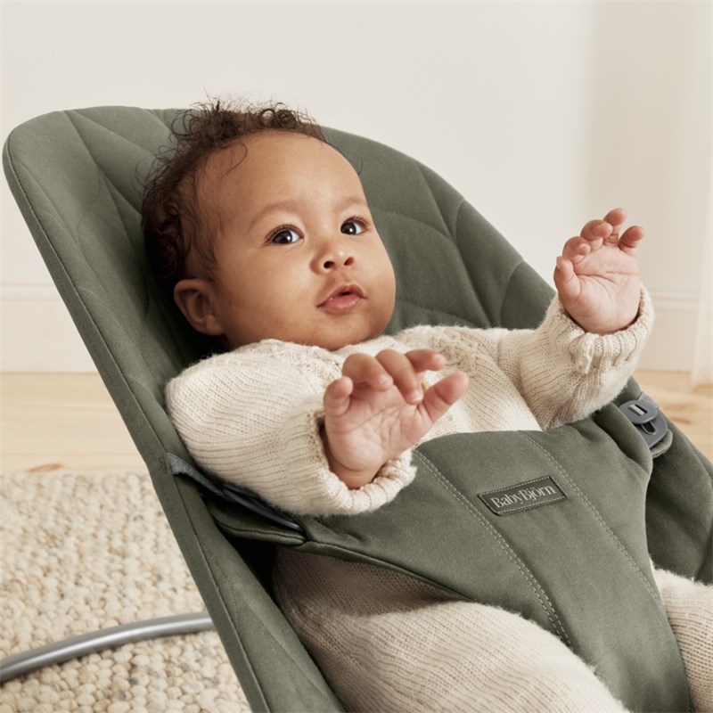 BABYBJORN BLISS WOVEN PETAL LEŽALJKA-DARK GREY