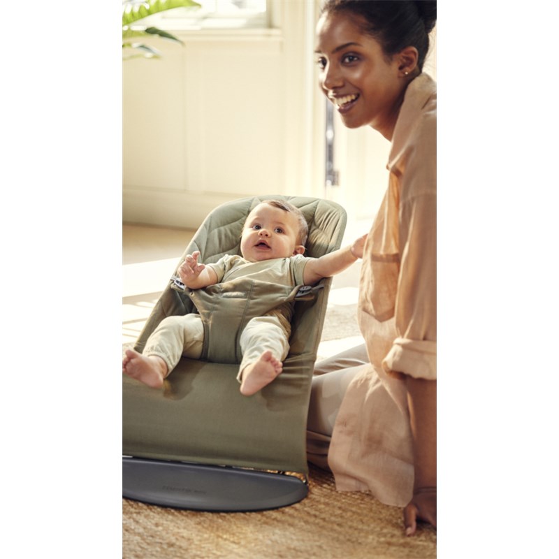 BABYBJORN BLISS WOVEN PETAL LEŽALJKA-DARK GREY