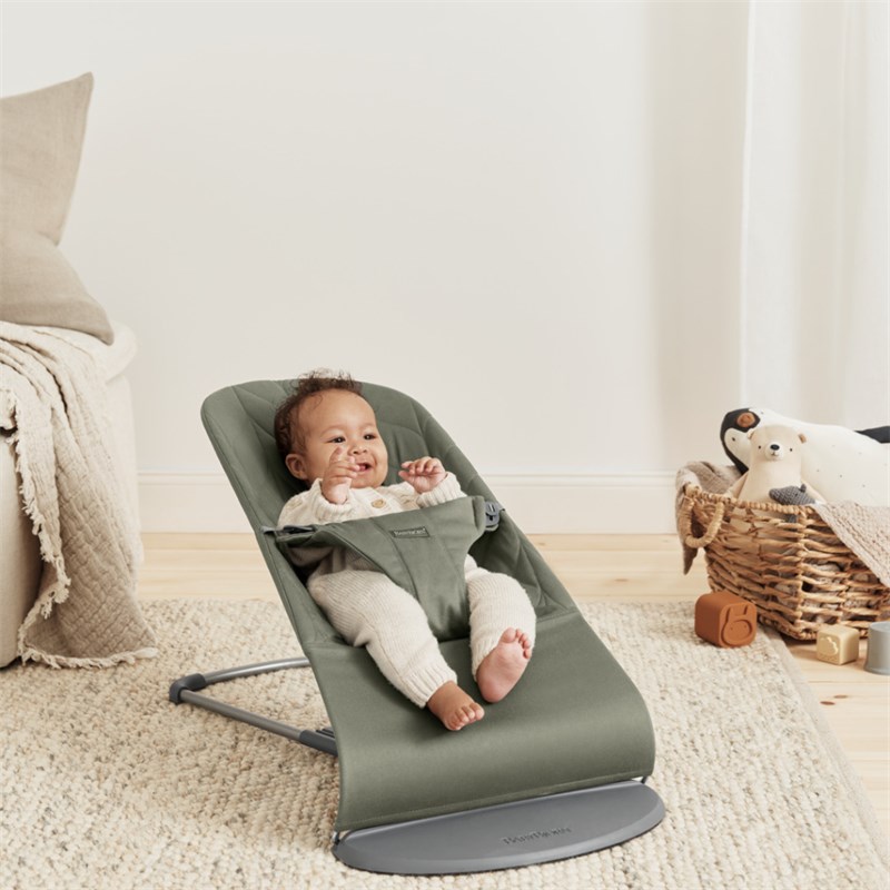 BABYBJORN BLISS WOVEN PETAL LEŽALJKA-DARK GREY