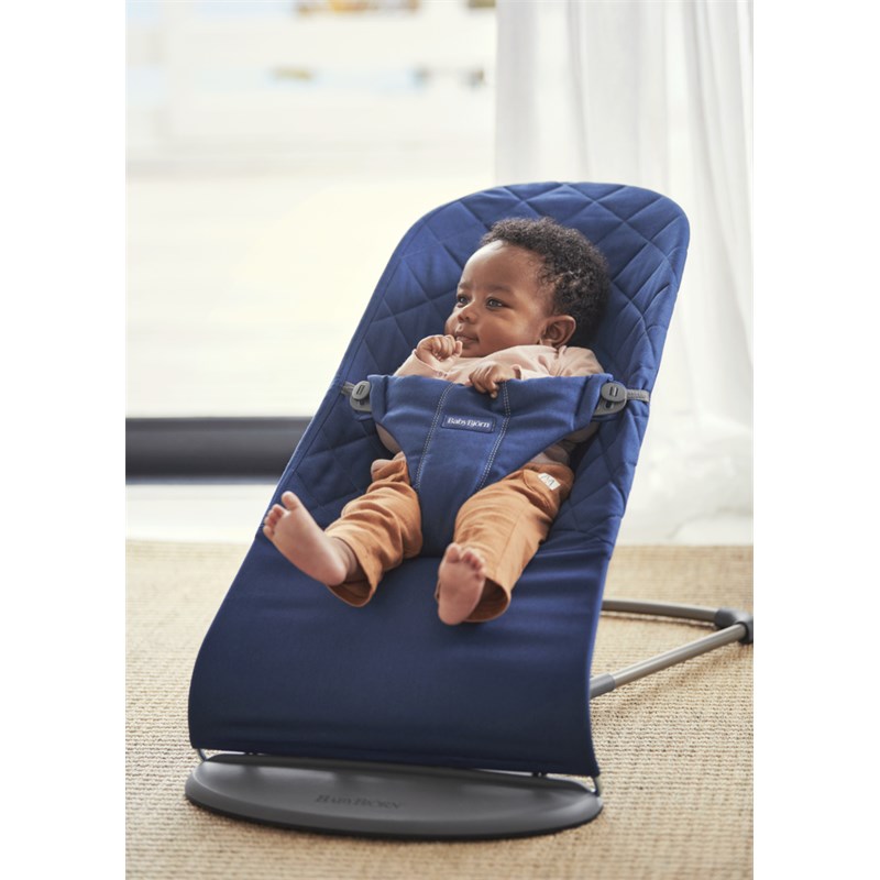 BABYBJORN BLISS WOVEN CLASSIC QUILT LEŽALJKA, MIDNIGHT BLUE