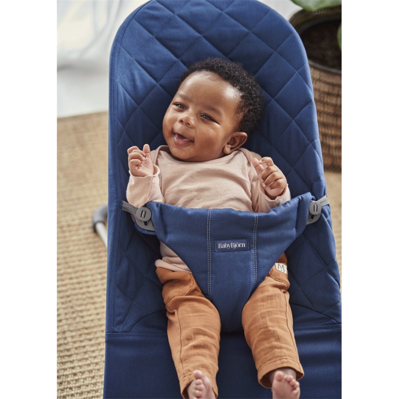 BABYBJORN BLISS WOVEN CLASSIC QUILT LEŽALJKA, MIDNIGHT BLUE