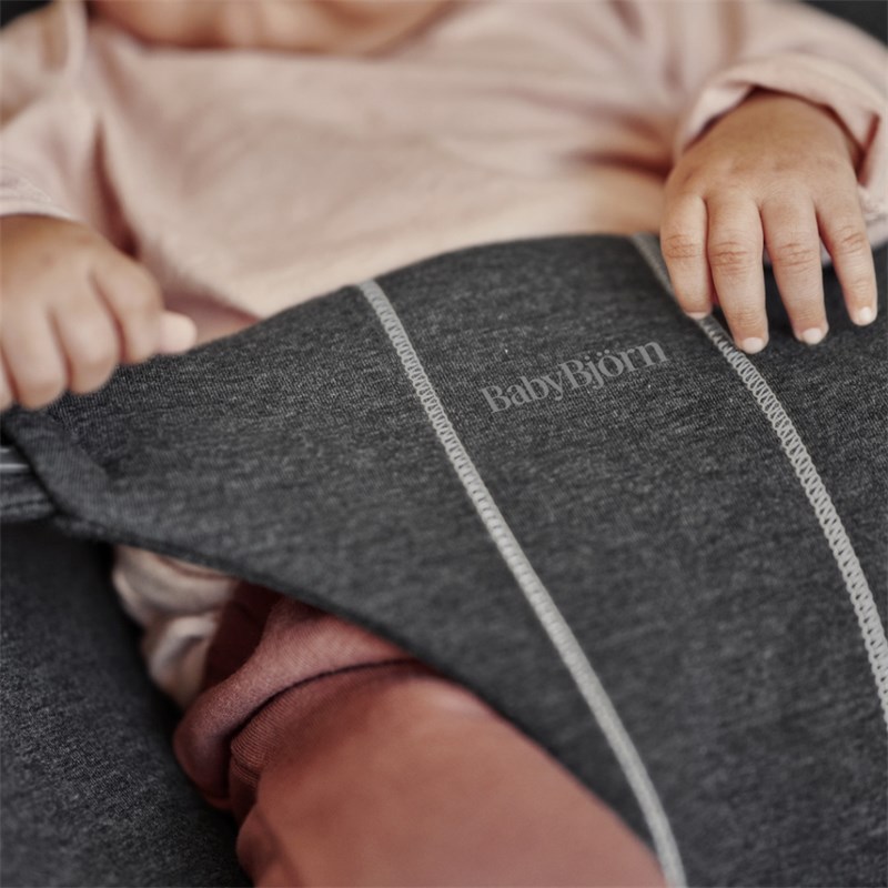 BABYBJORN BLISS 3D JERSEY LEŽALJKA, CHARCOAL-GREY