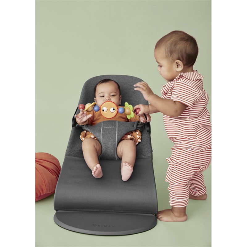 BABYBJORN BLISS 3D JERSEY LEŽALJKA, CHARCOAL-GREY