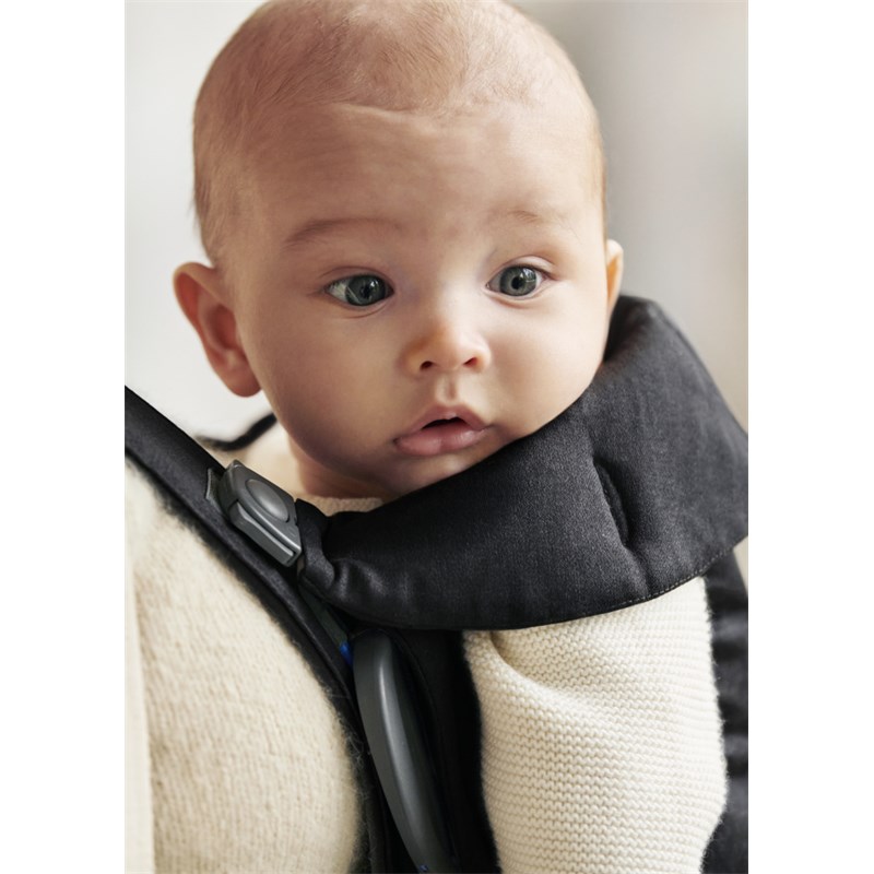BABYBJORN MINI KENGUR, WOVEN, BLACK