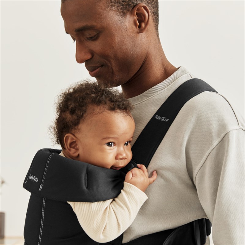 BABYBJORN MINI KENGUR, WOVEN, BLACK