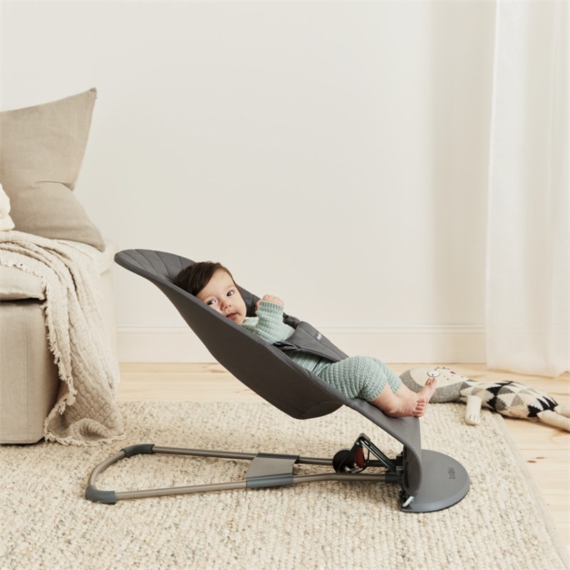 BABYBJORN BLISS WOVEN C-QUILT,ANTHRACITE SA GOOGLY EYES IGRA