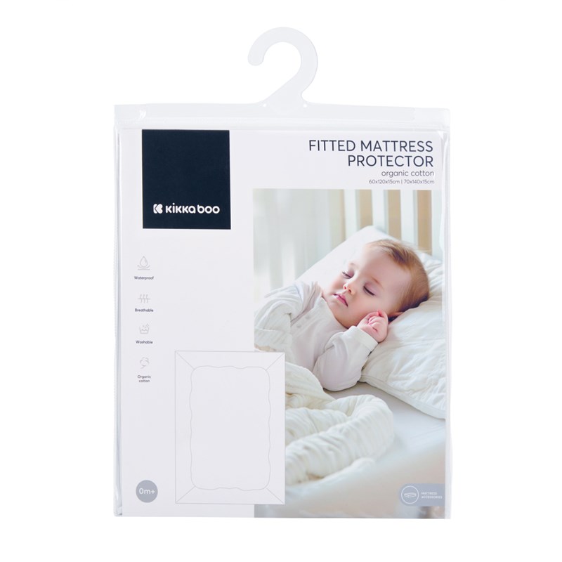 KIKKA BOO ZAŠTITA ZA MADRAC ORGANIC COTTON 60/120/15CM