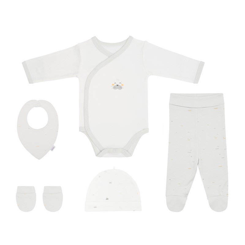 KIKKA BOO SET ZA NOVOROĐENČE 5 DIJELOVA, SEALLY ME