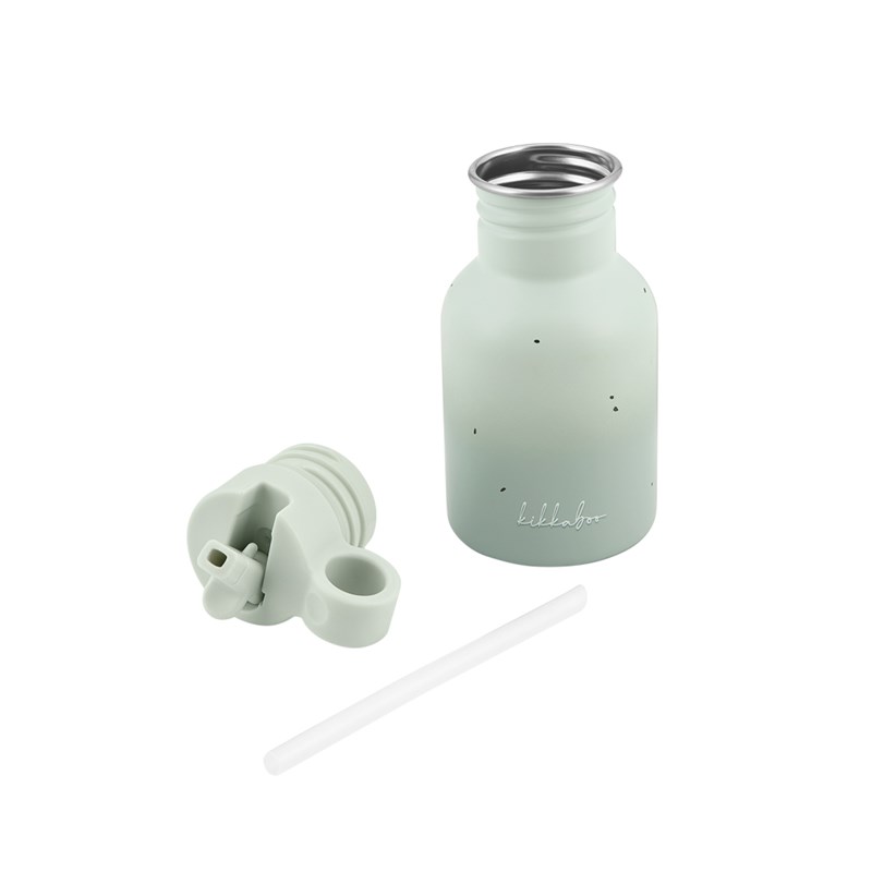 KIKKA BOO BOČICA SA SLAMKOM FLORA 350ML, SAGE