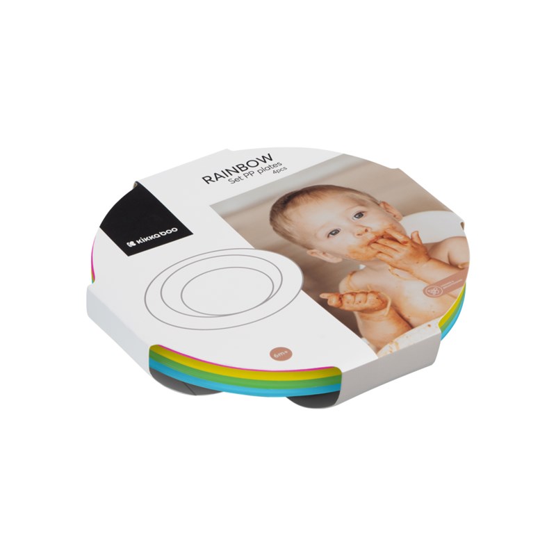 KIKKA BOO SET TANJURA 4 KOM, RAINBOW