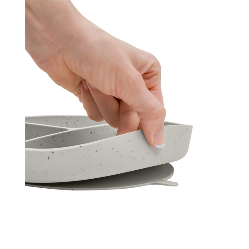 KIKKA BOO SILIKONSKI TANJUR SA PREGRADAMA PLATINUM, SAND