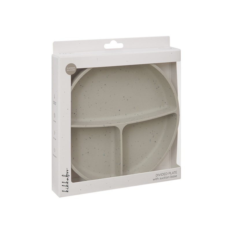 KIKKA BOO SILIKONSKI TANJUR SA PREGRADAMA PLATINUM, SAND