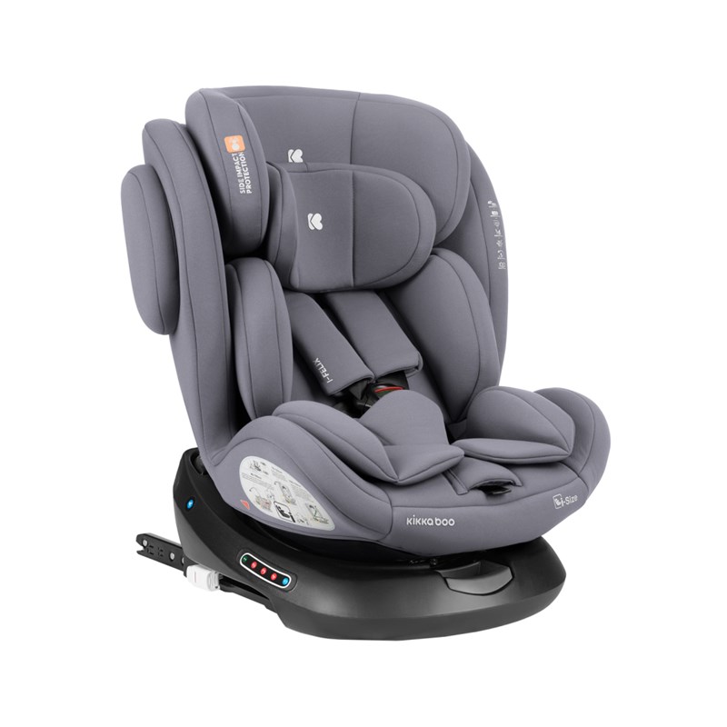 KIKKA BOO AUTOSJEDALICA I-FELIX,I-SIZE,40-150CM,LIGHT GREY