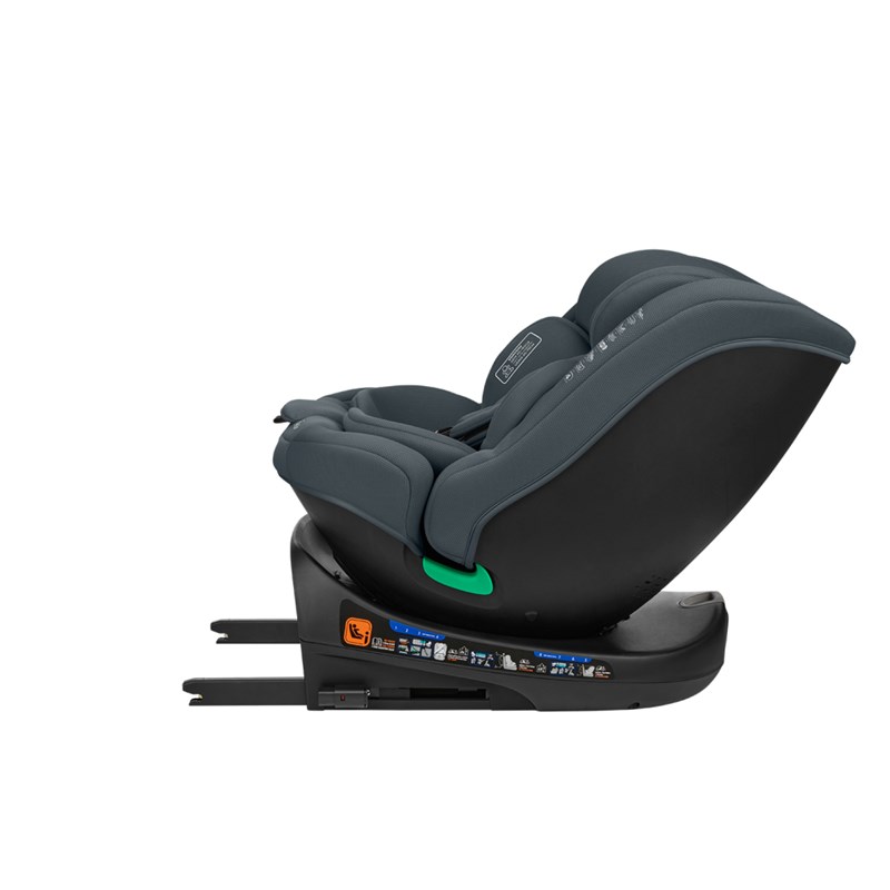 KIKKA BOO AUTOSJEDALICA I-ROUND,I-SIZE,40-150CM,DARK GREY