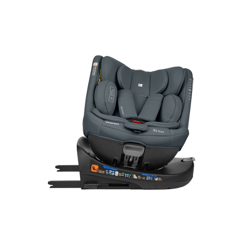 KIKKA BOO AUTOSJEDALICA I-ROUND,I-SIZE,40-150CM,DARK GREY