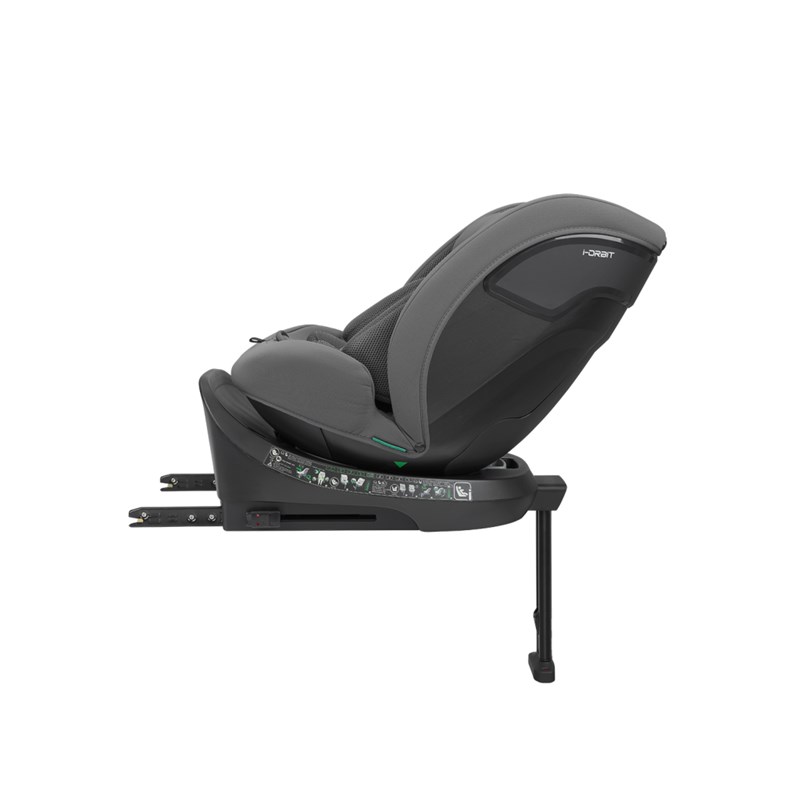 KIKKA BOO AUTOSJEDALICA I-ORBIT,I-SIZE,40-150CM,DARK GREY