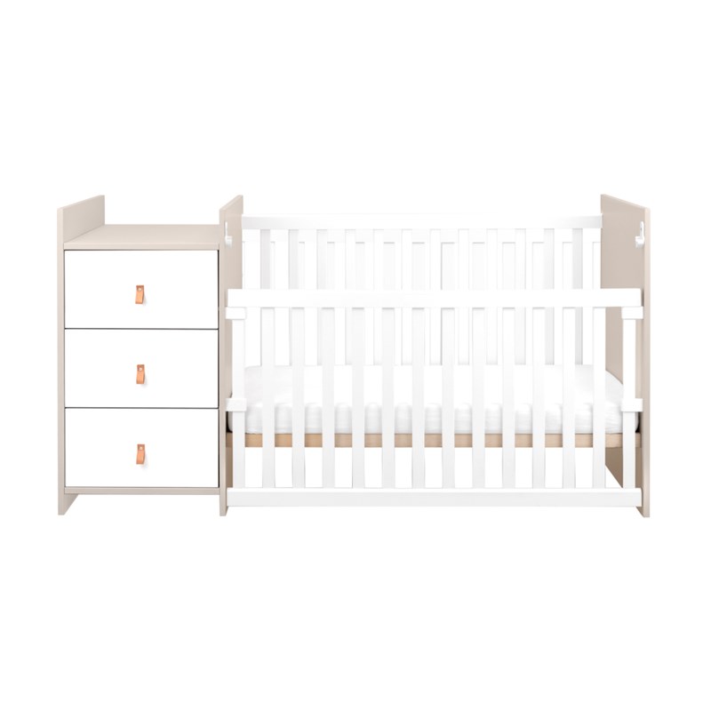 KIKKA BOO KREVETĆ SA KOMODOM ZA PRESVLAČENJE ILANA, BEIGE