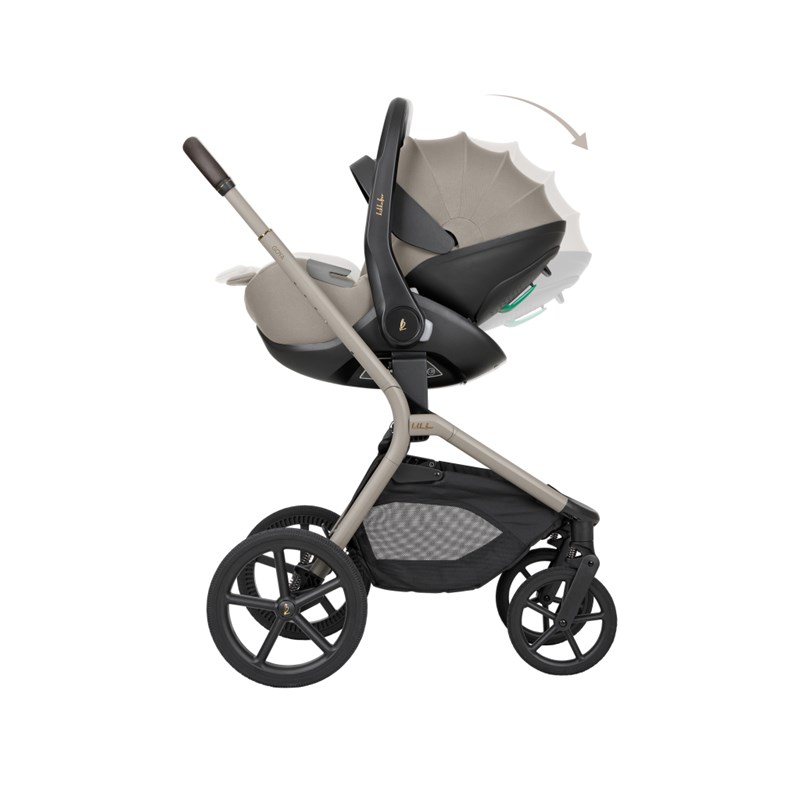 KIKKA BOO I-CLASS PLUS,I-SIZE,AUTOSJEDALICA 40-105CM,CHAMPAG