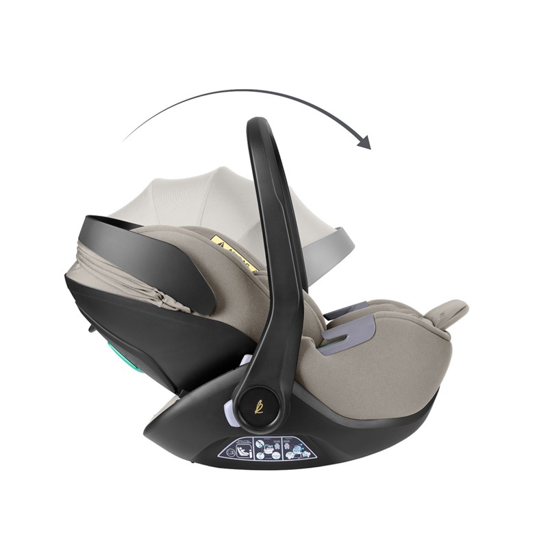 KIKKA BOO I-CLASS PLUS,I-SIZE,AUTOSJEDALICA 40-105CM,CHAMPAG