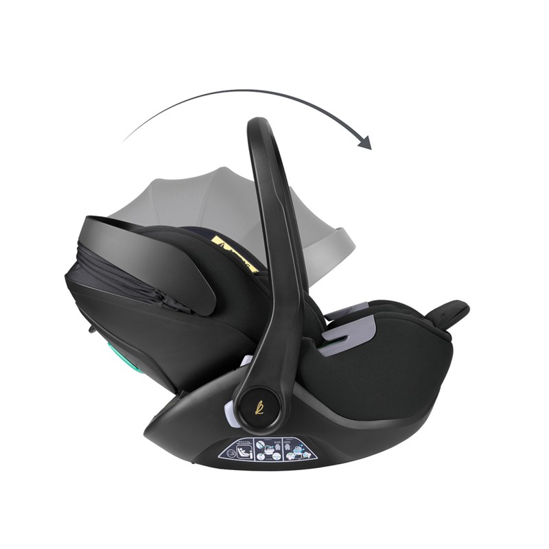 KIKKA BOO I-CLASS PLUS,I-SIZE,AUTOSJEDALICA 40-105CM,NOIR