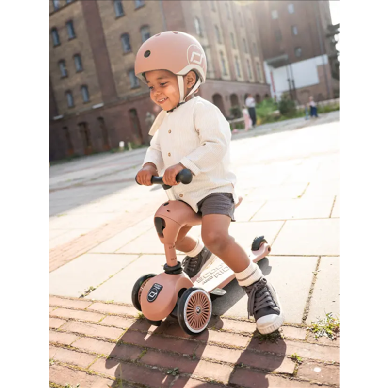 SCOOT AND RIDE HIGHWAYKICK 1 PUSH AND GO MOCHA
