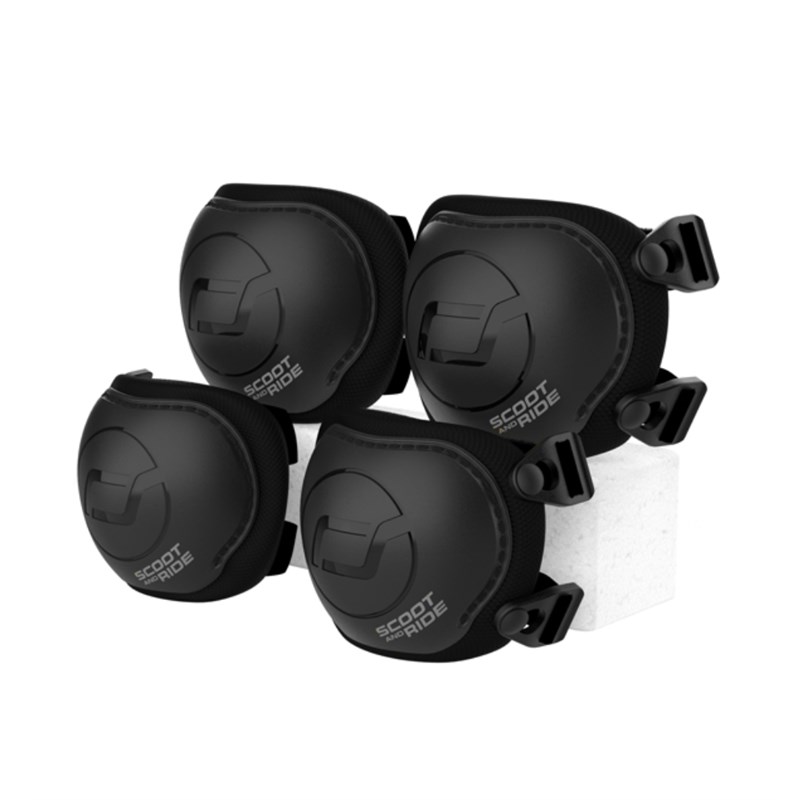 SCOOT AND RIDE ŠTITNICI ZA LAKTOVE I KOLJENA S BLACK
