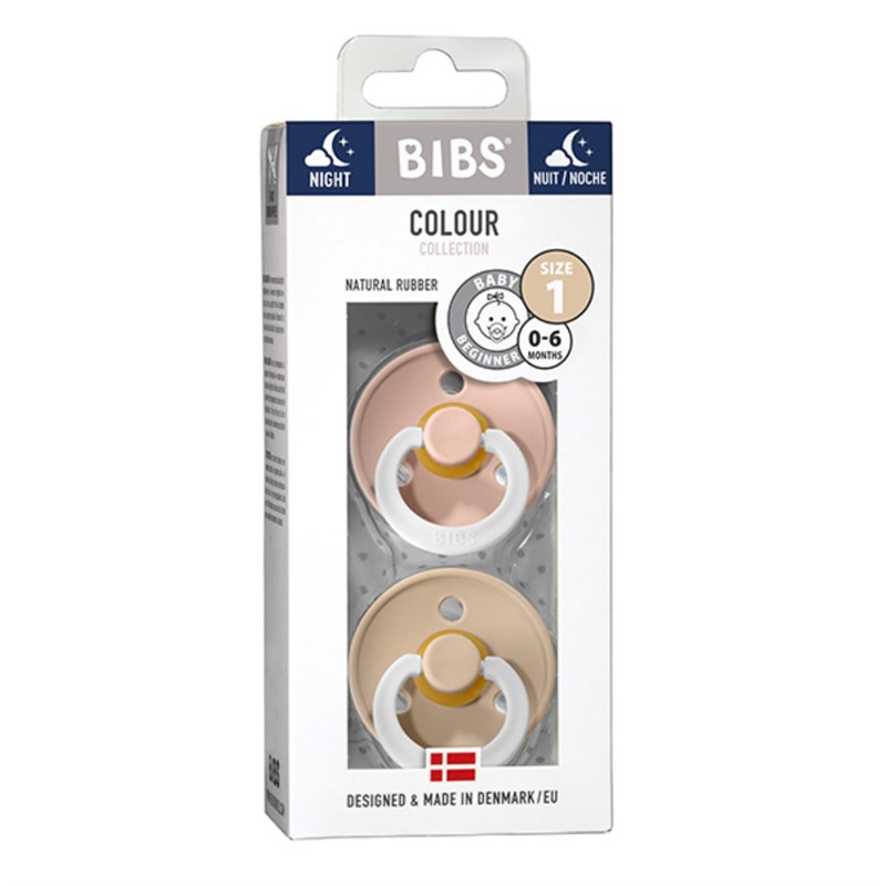 BIBS DUDE BLUSH NIGHT & VANILA NIGHT VEL.1