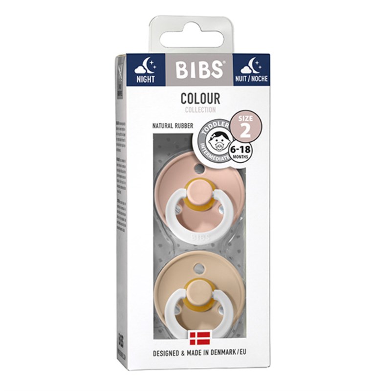 BIBS DUDE BLUSH NIGHT & VANILA NIGHT VEL.2